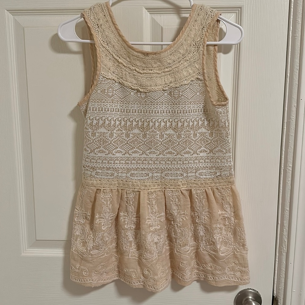 Embroidered blouse from Anthro